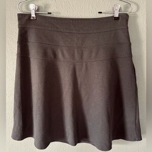 ATHLETA Ponte Twill Skyrose A-Line Skirt | Graphite 
Women’s size 10